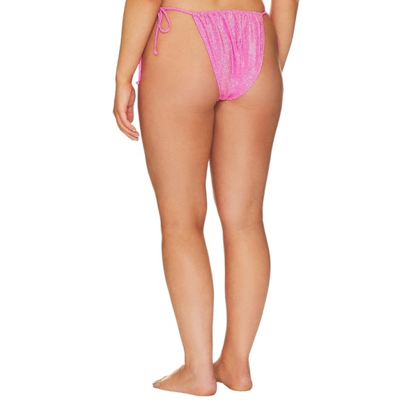 New Good American Sparkle Tiny Ties Bottom in Knockout Pink
Size 6 - Picture 7 of 9